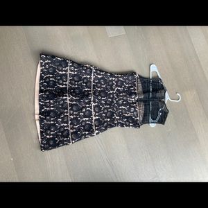 Sleeveless evening dress.